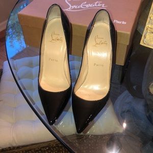 Christian Louboutin Heels- Kate 120 Patent Black